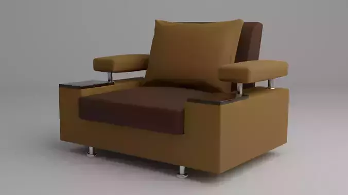 Free Folding sofa bed 3D model