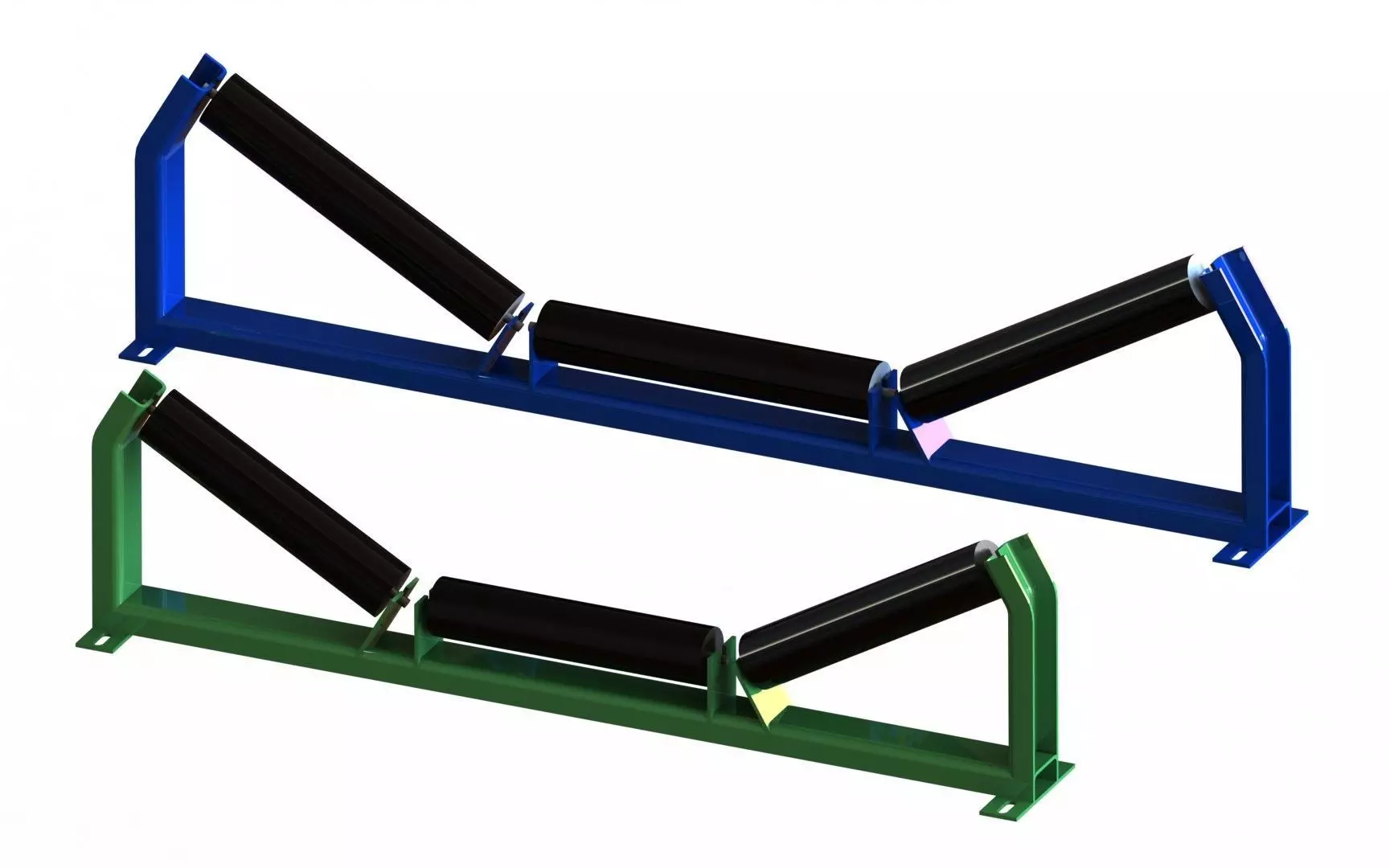 V Belt Conveyor Idler Roller for W800mm and W1000mm Free 3D model
