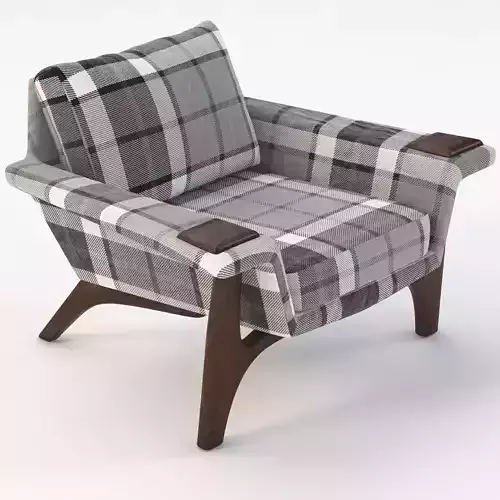 Craft Associates Wood Paw Lounge Chair
