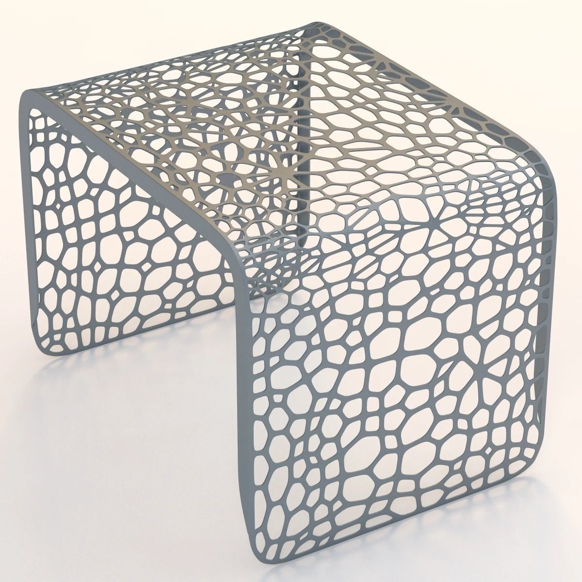 Coral End Table 3D model_5