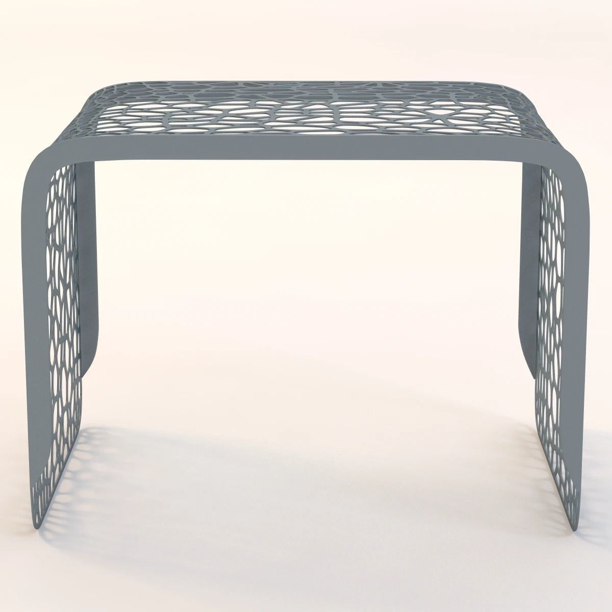 Coral End Table 3D model_8