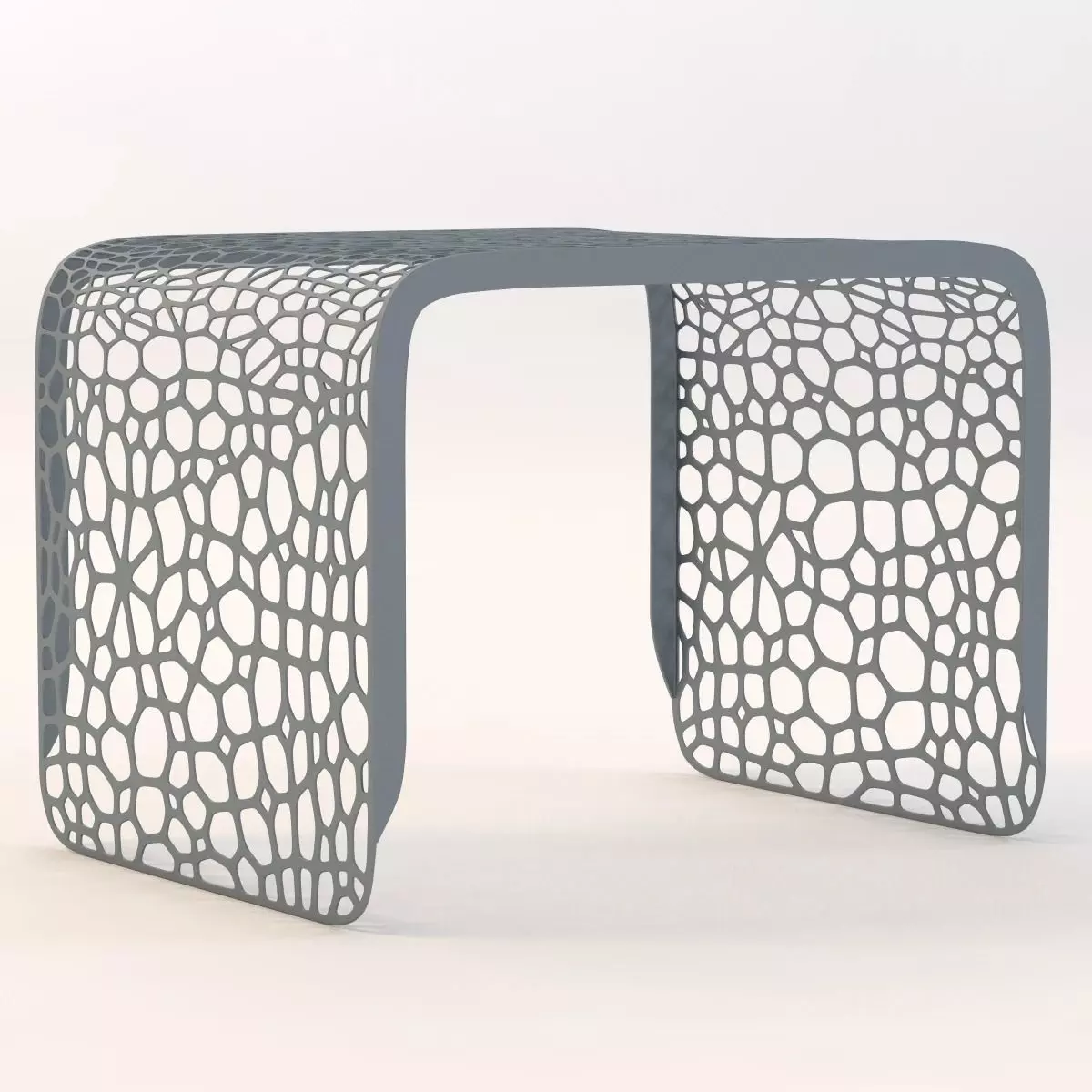 Coral End Table 3D model_0