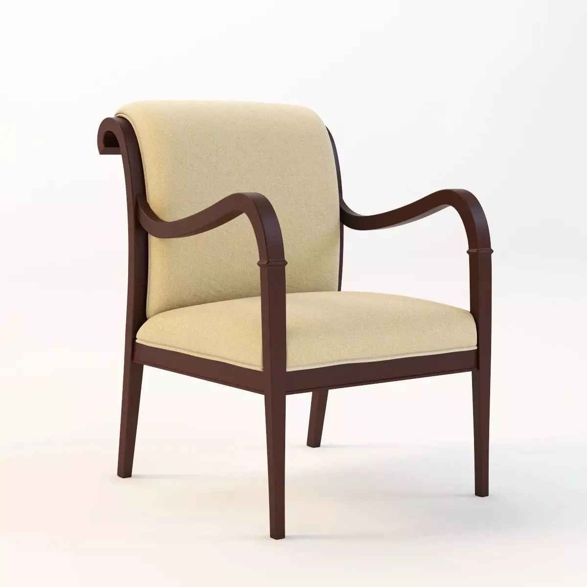 Consulate Pull Up Armchair 78223 3D model