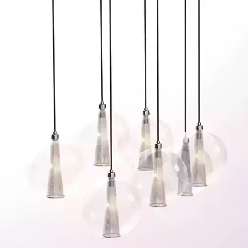 Caviar Fixed Staggered Pendant