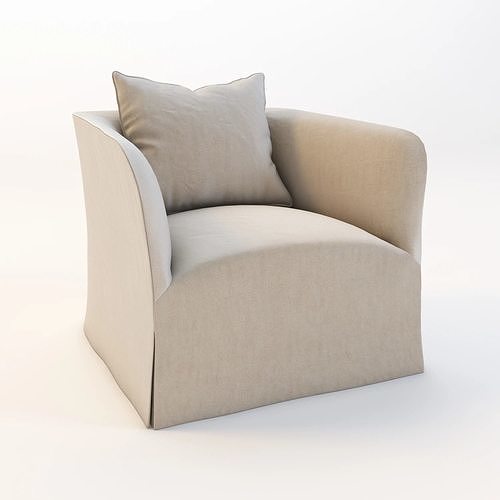 Castellammare Lounge Chair 3D model