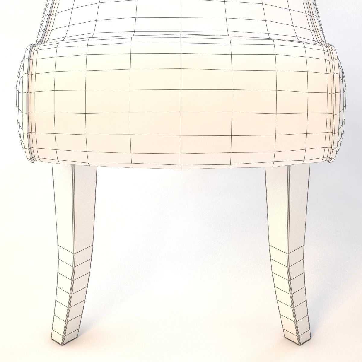 Calla Bench 3D model_6