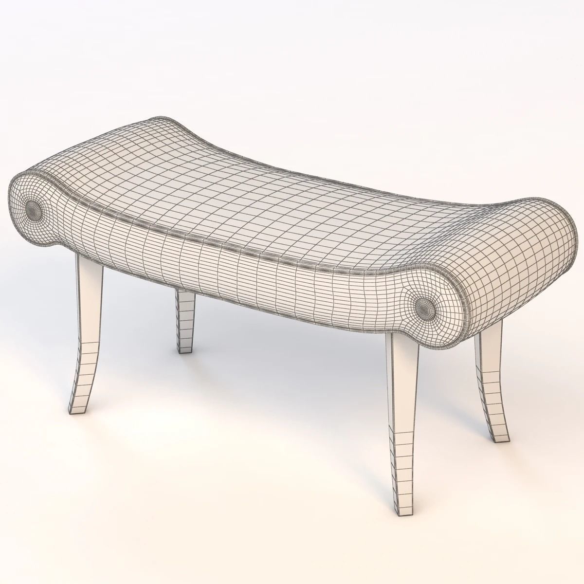 Calla Bench 3D model_8