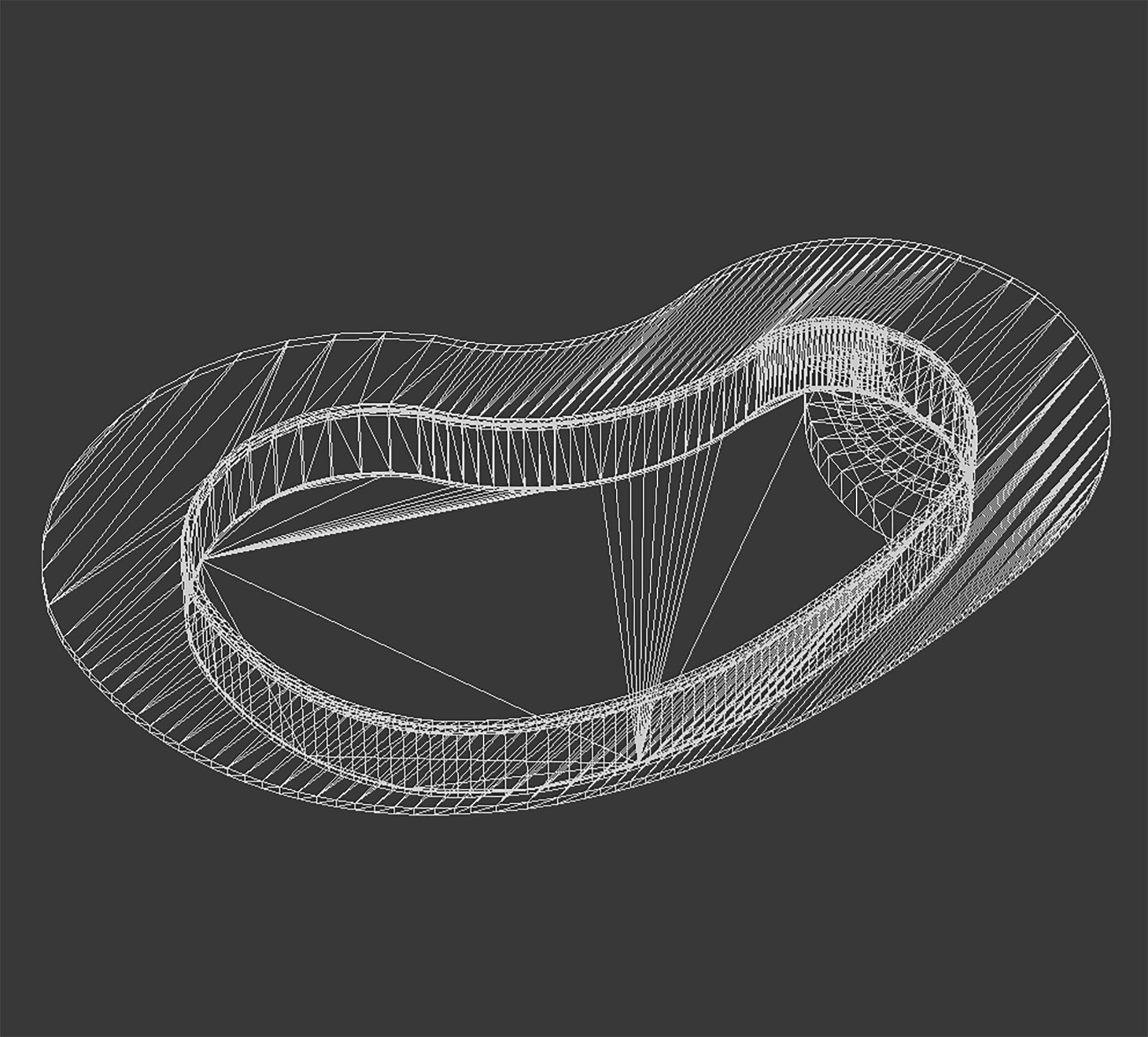 Avika Curved Pool Ver 1 Free low-poly 3D model_5