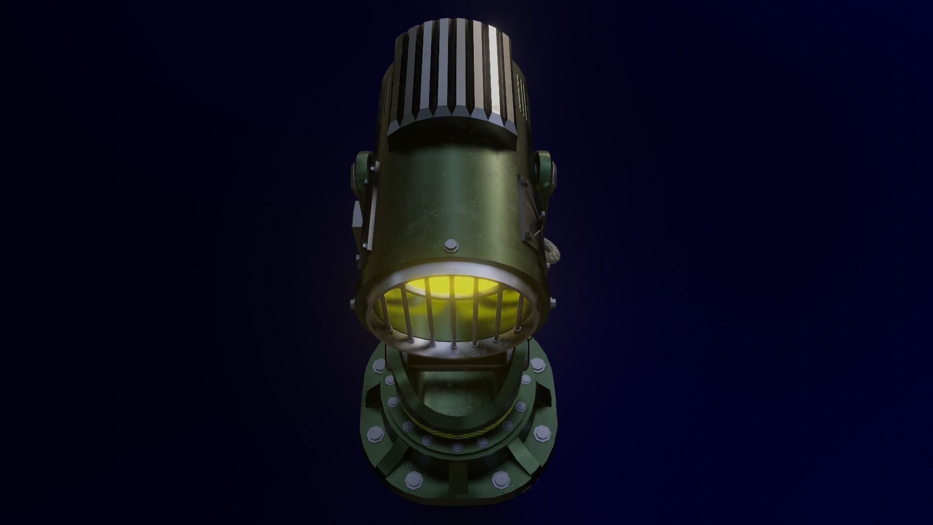 The Searchlight  Low-poly 3D model_5