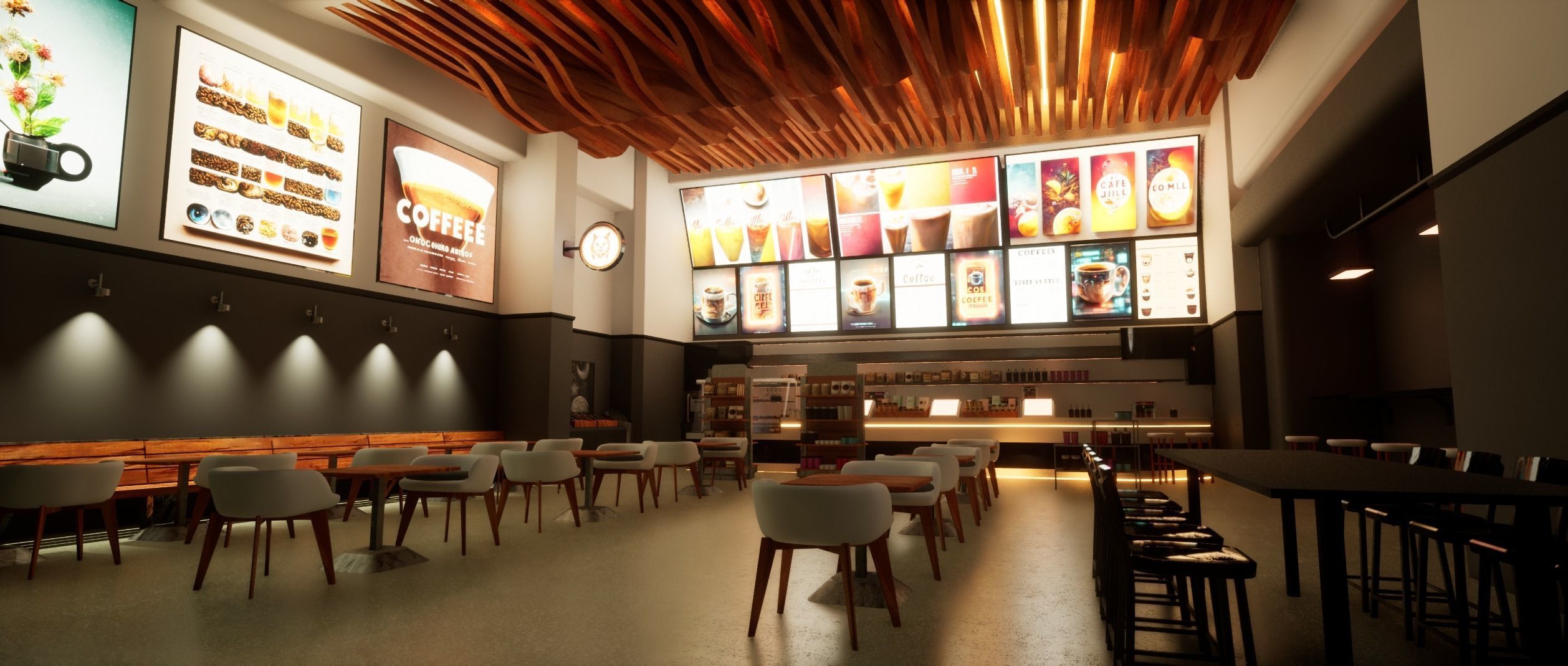 Cyberpunk Coffee Shop  3D model_27