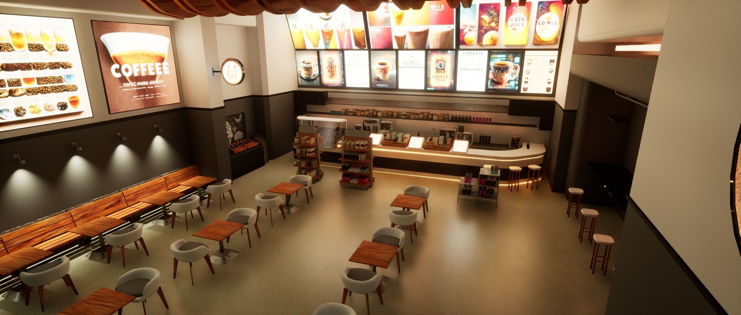 Cyberpunk Coffee Shop  3D model_10