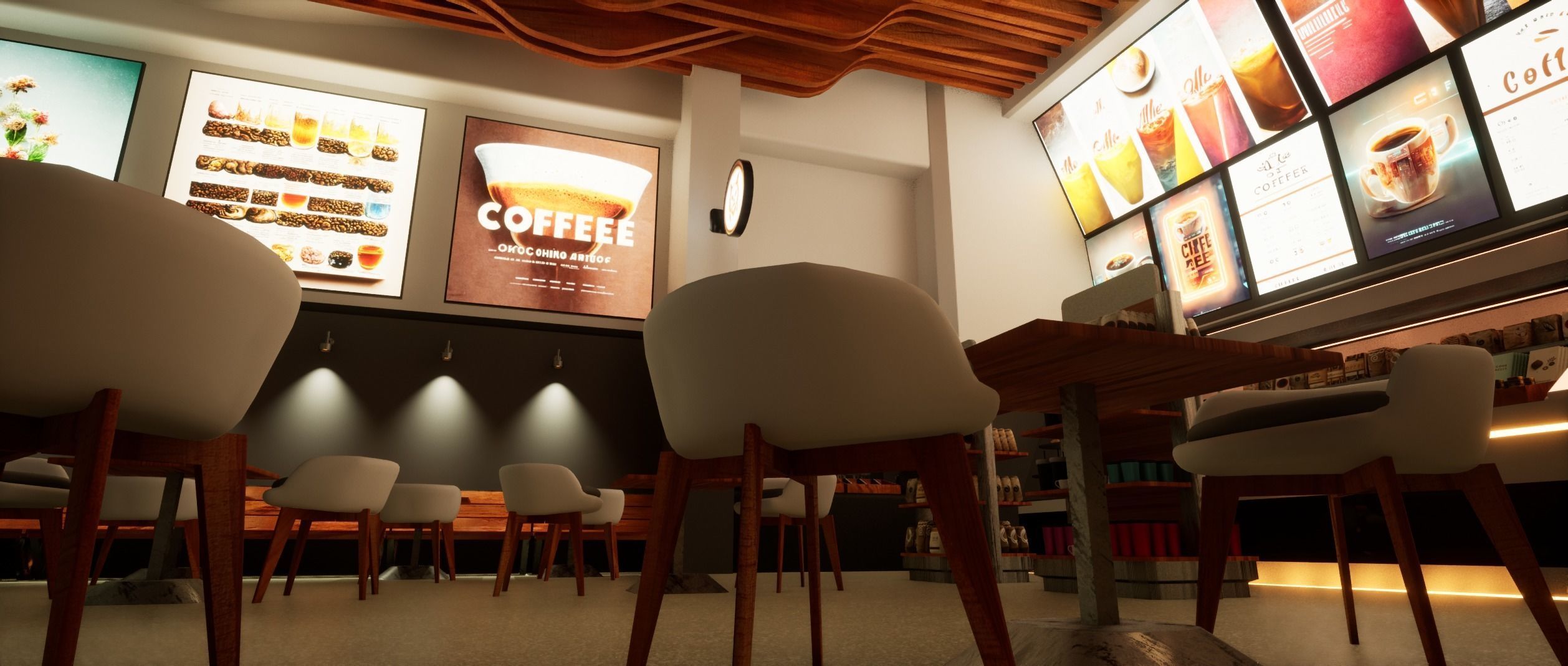 Cyberpunk Coffee Shop  3D model_25