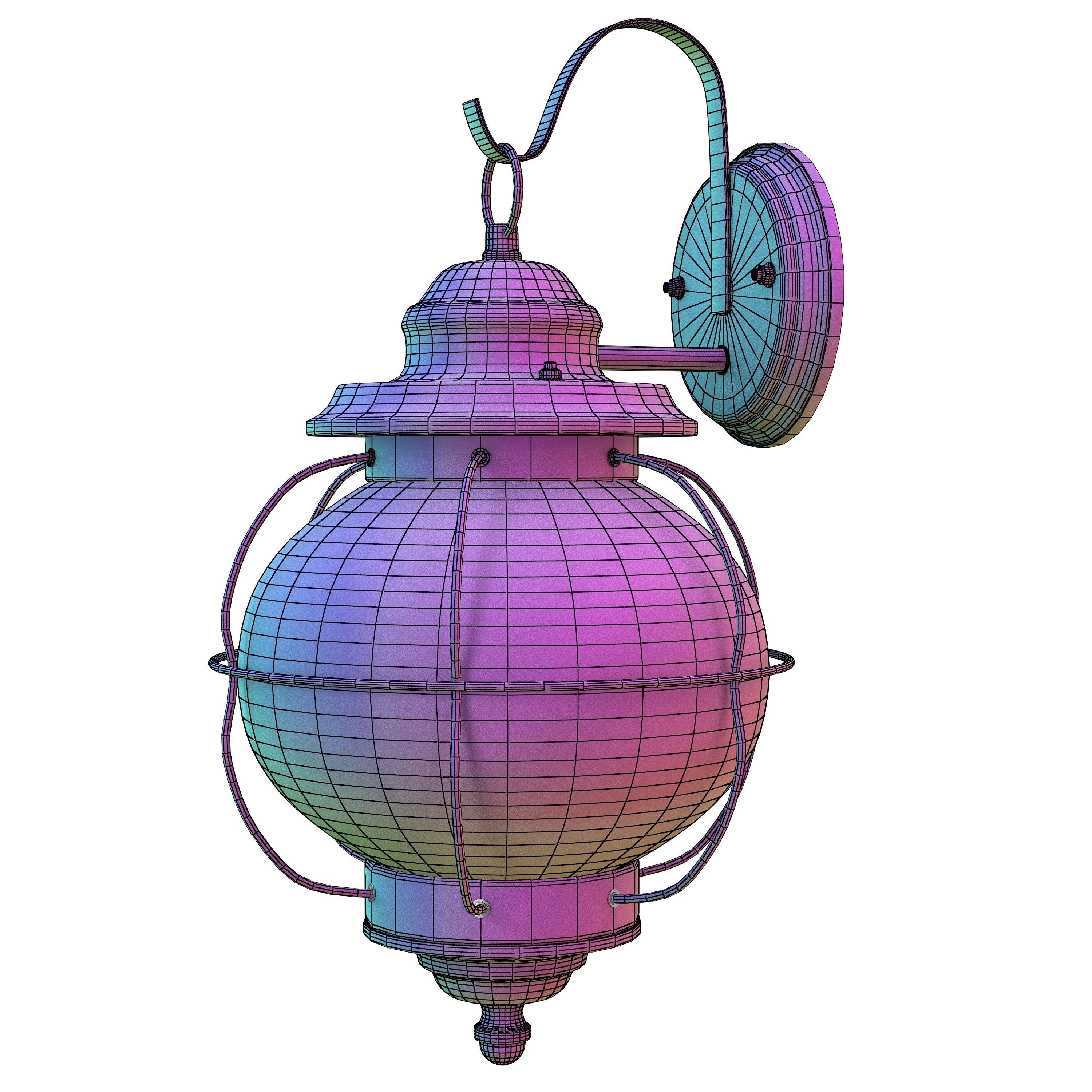 LNC Exterior Porch Light Fixture 3D model_12