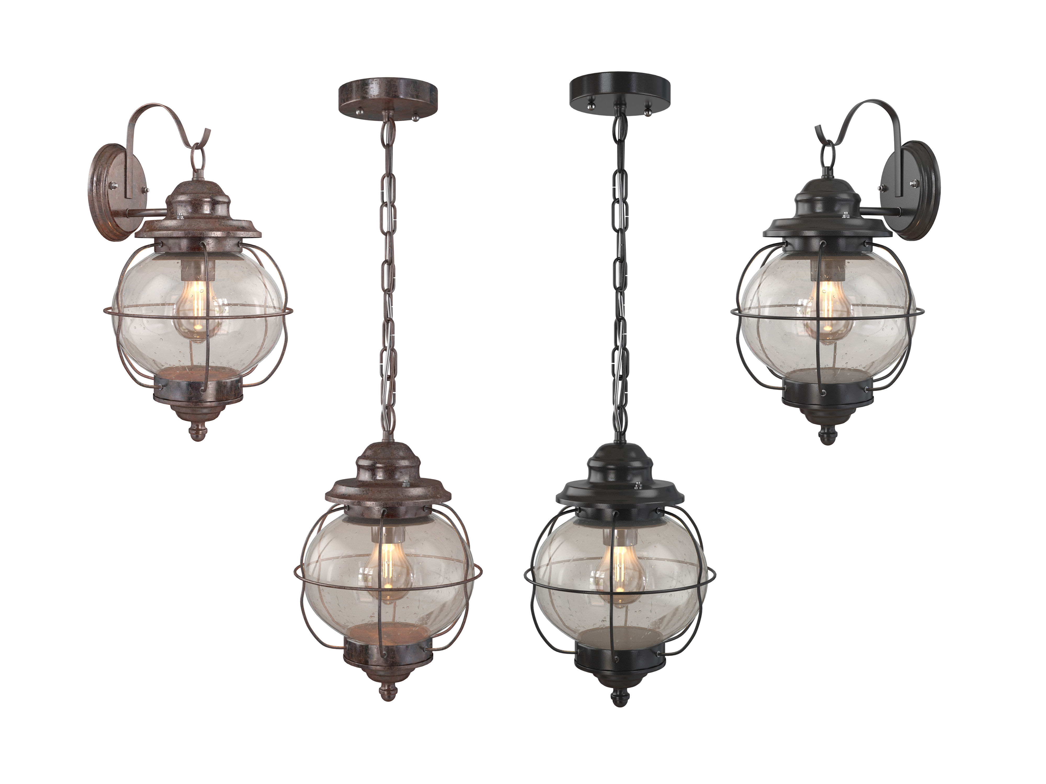LNC Exterior Porch Light Fixture 3D model_9