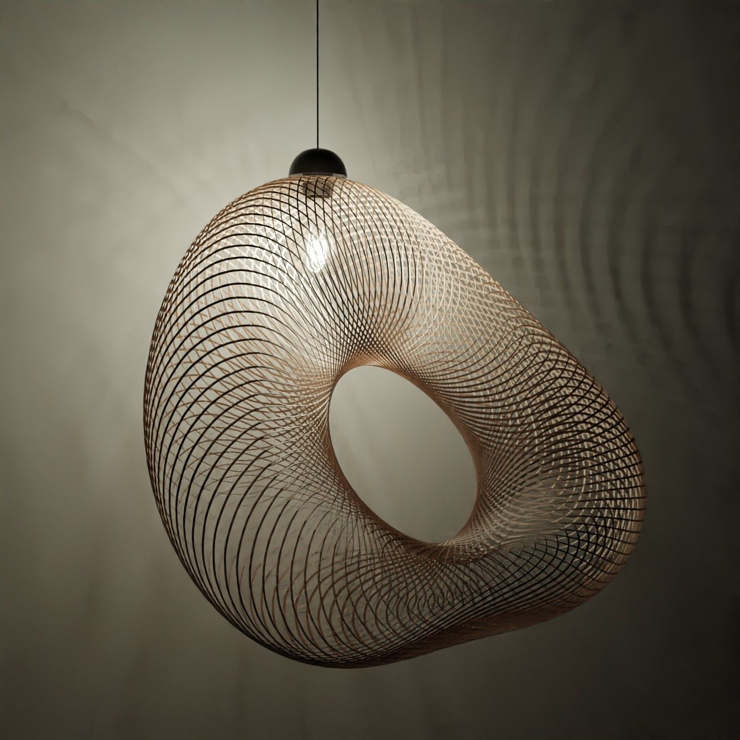 bamboo lamp Free 3D model_1