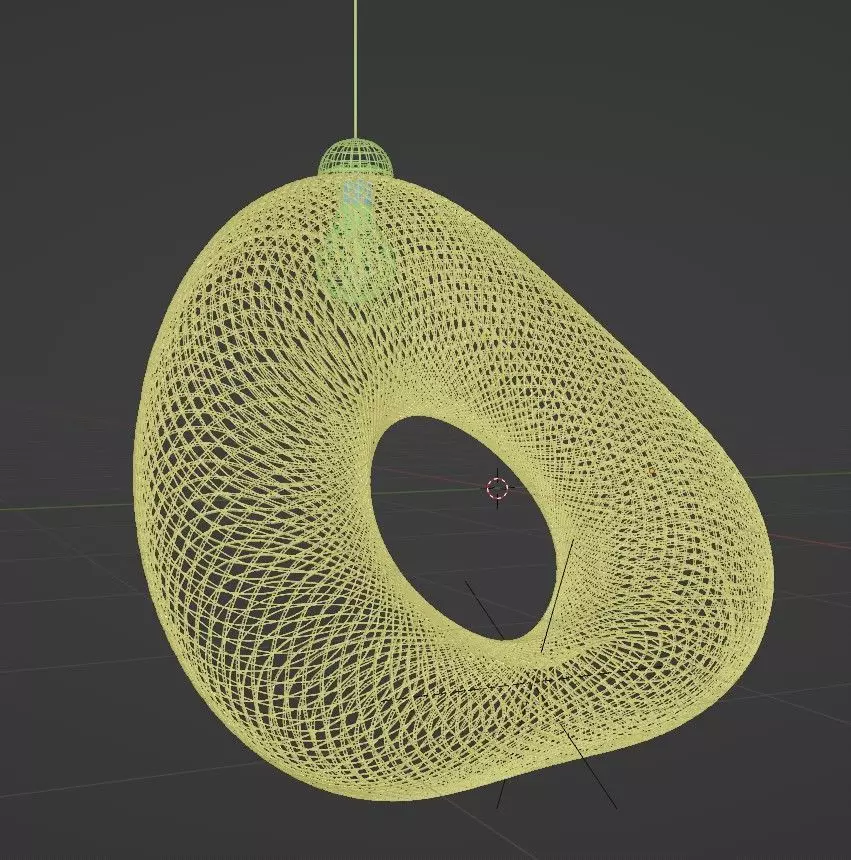 bamboo lamp Free 3D model_0