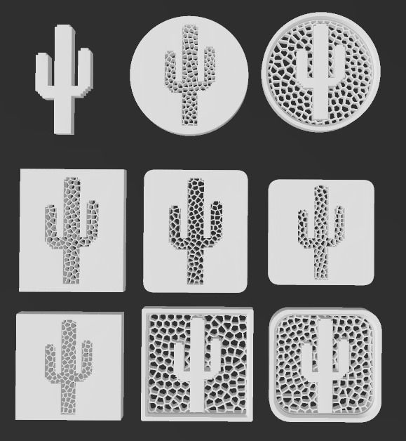 No Internet Google Chrome Dinosaur Game Icon 3D print model_26