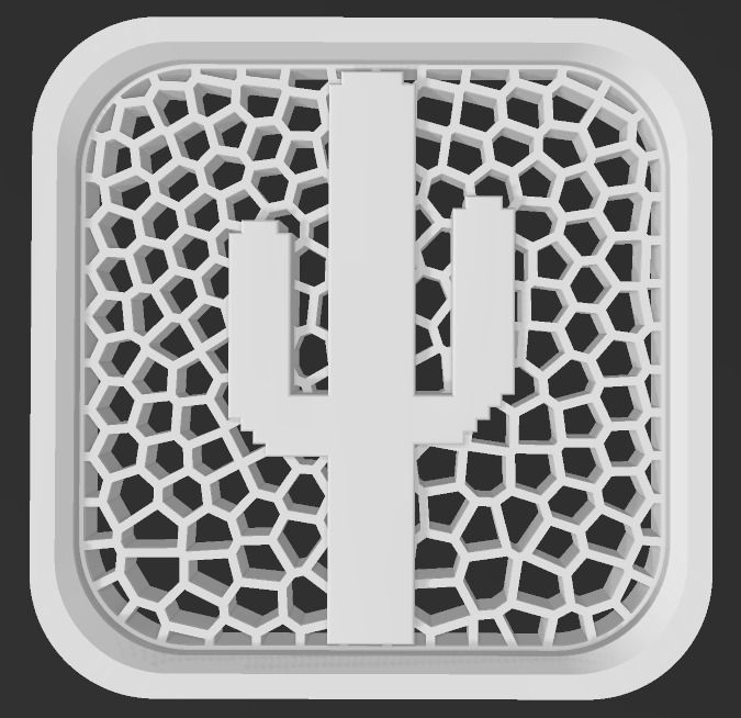 No Internet Google Chrome Dinosaur Game Icon 3D print model_24