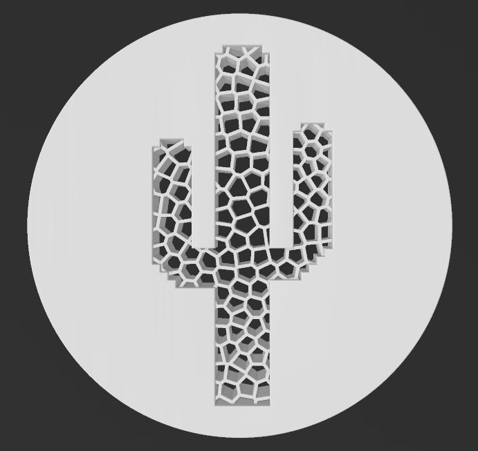 No Internet Google Chrome Dinosaur Game Icon 3D print model_17