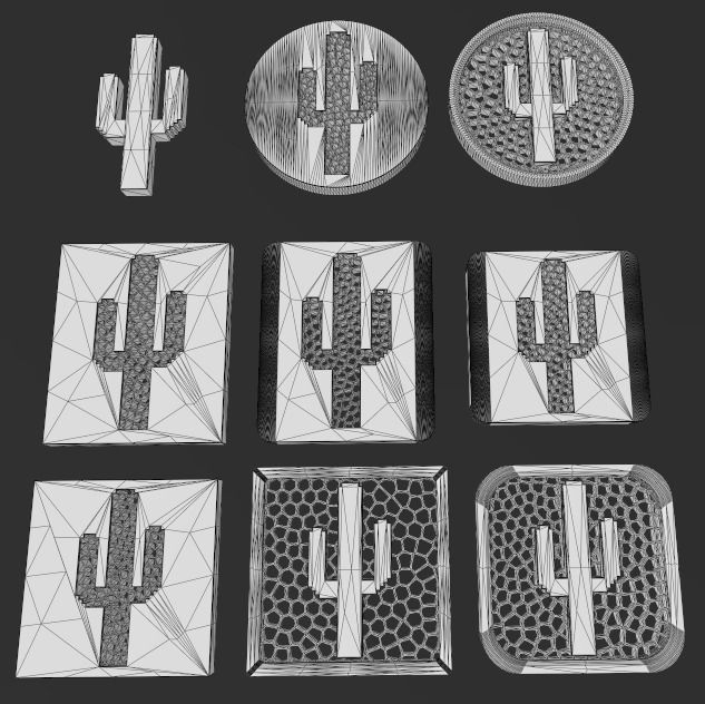 No Internet Google Chrome Dinosaur Game Icon 3D print model_28