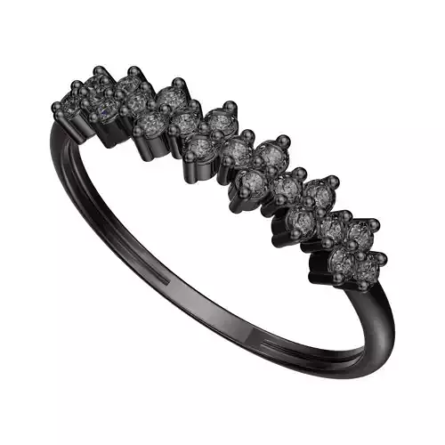 Single ring with setting - Ready to print