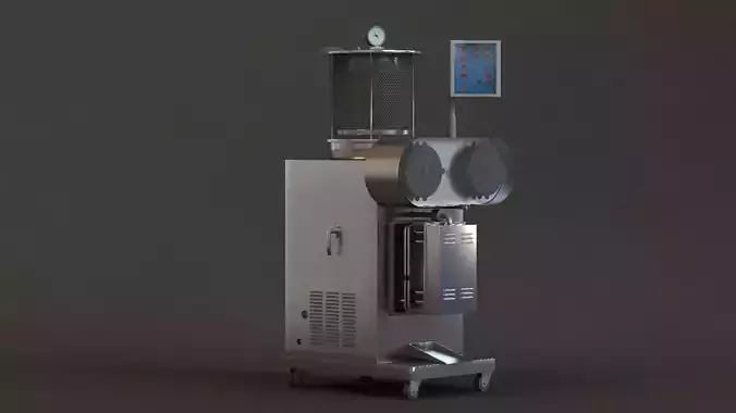 Medic Container Change Box Equipment Preserve 3D model