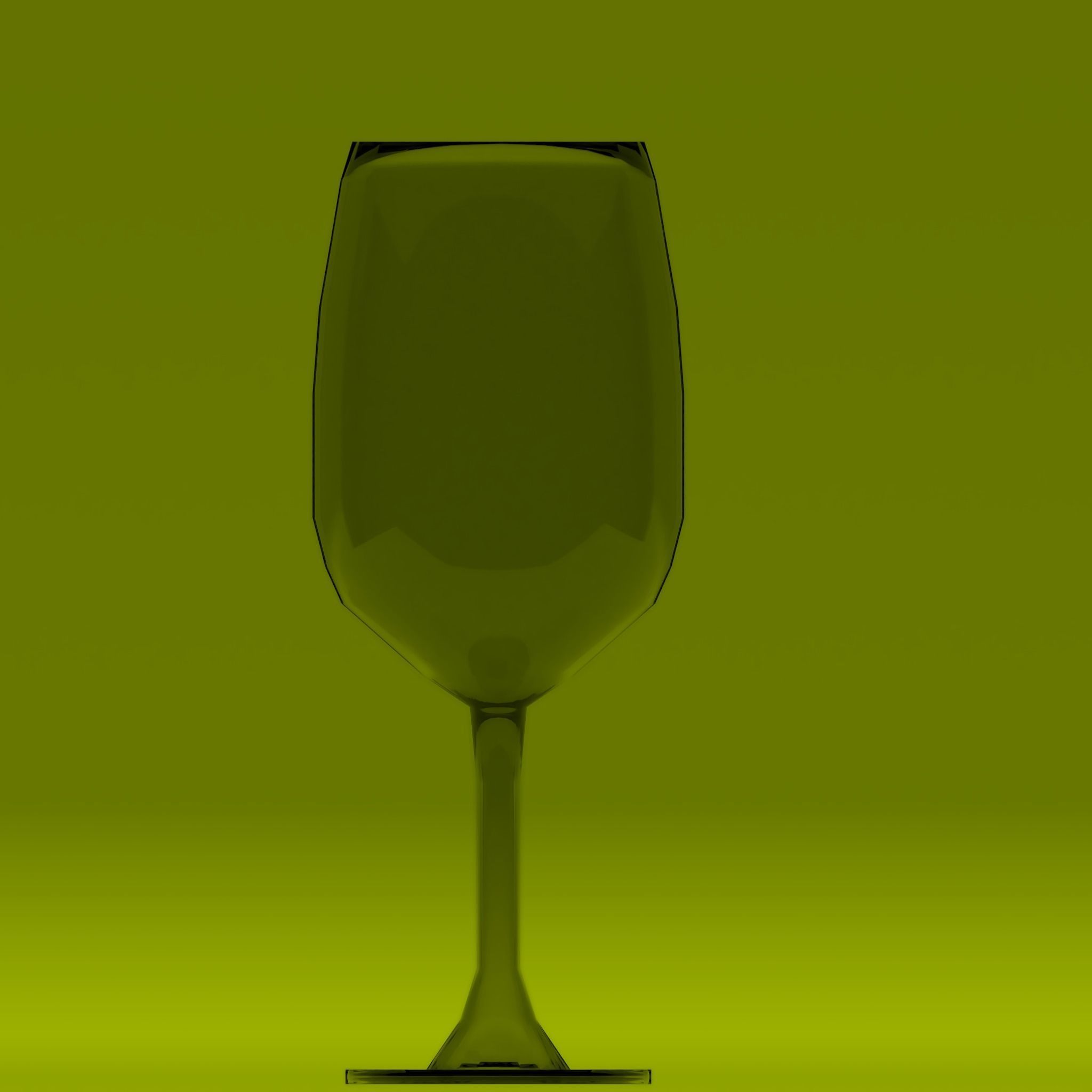 Wineglass wine glass Free 3D model_1