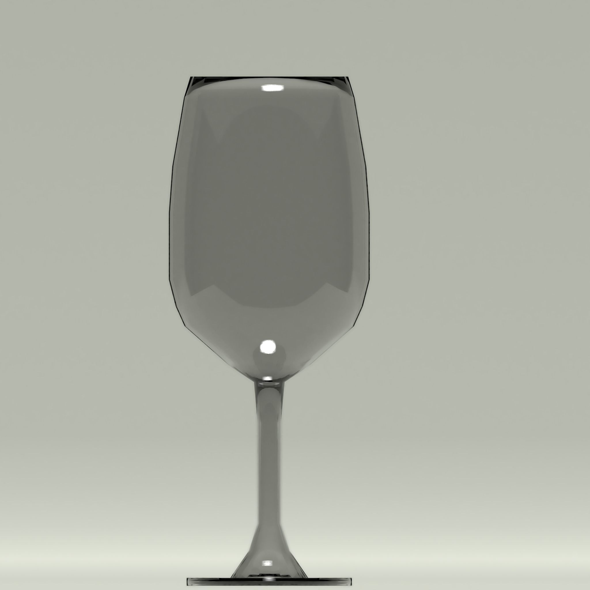 Wineglass wine glass Free 3D model_4