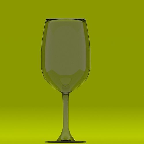 Wineglass wine glass Free 3D model