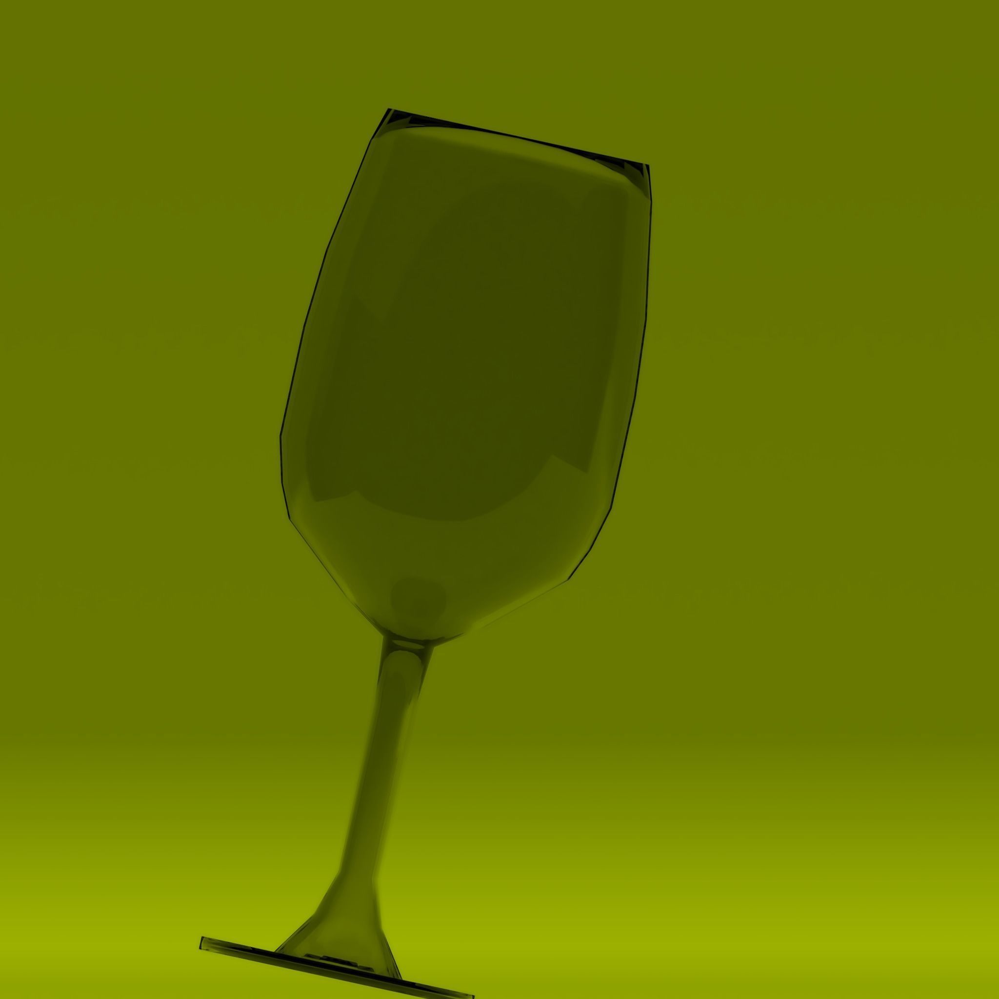 Wineglass wine glass Free 3D model_2