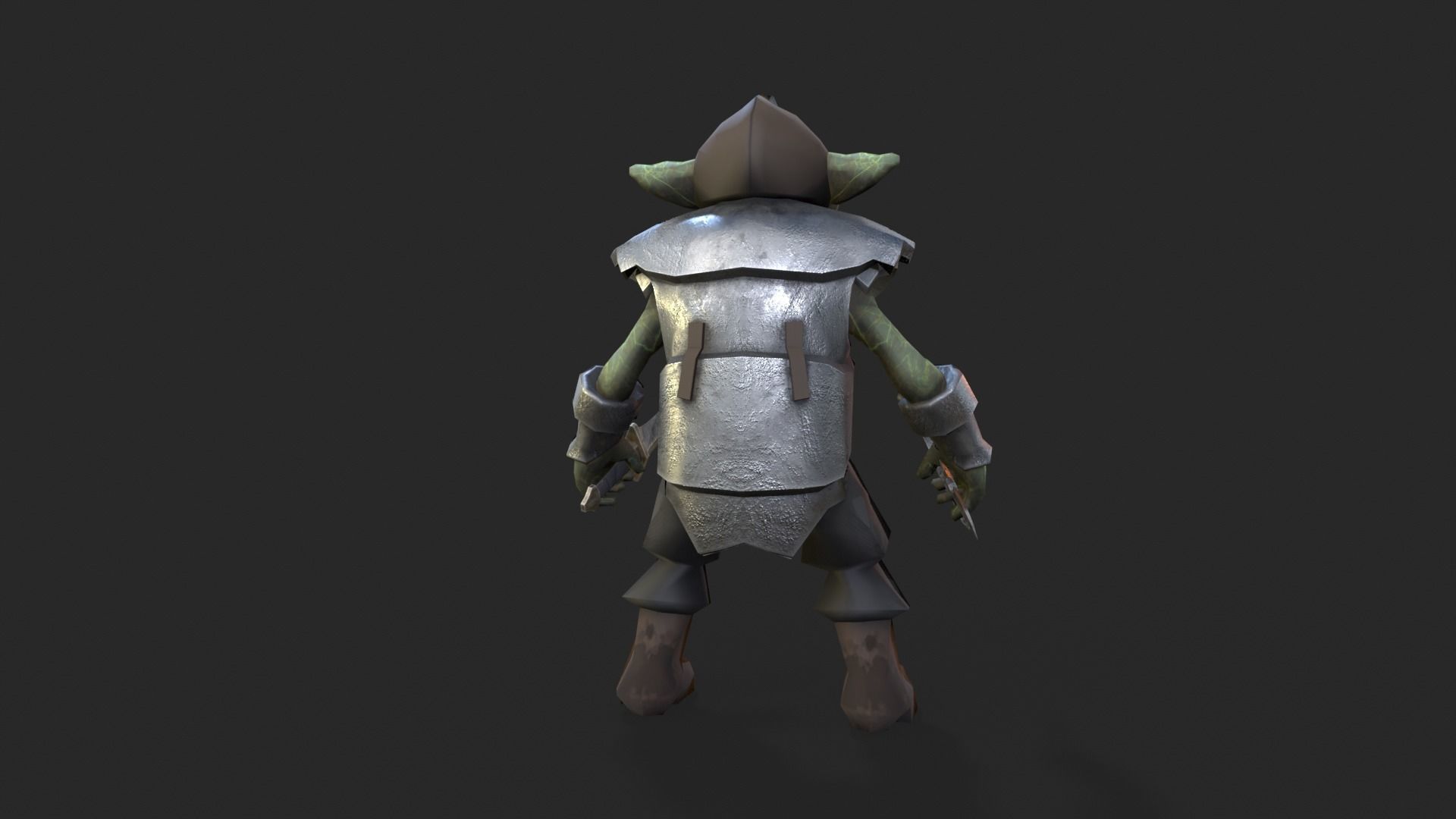 3D model Stylized low poly pbr goblin VR / AR / low-poly | CGTrader