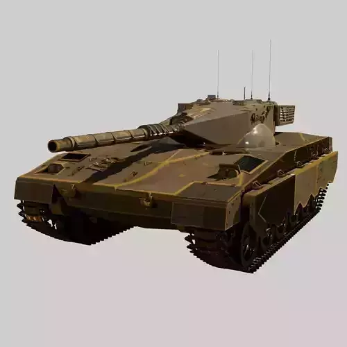 mkrkava MKI Low-poly 3D model