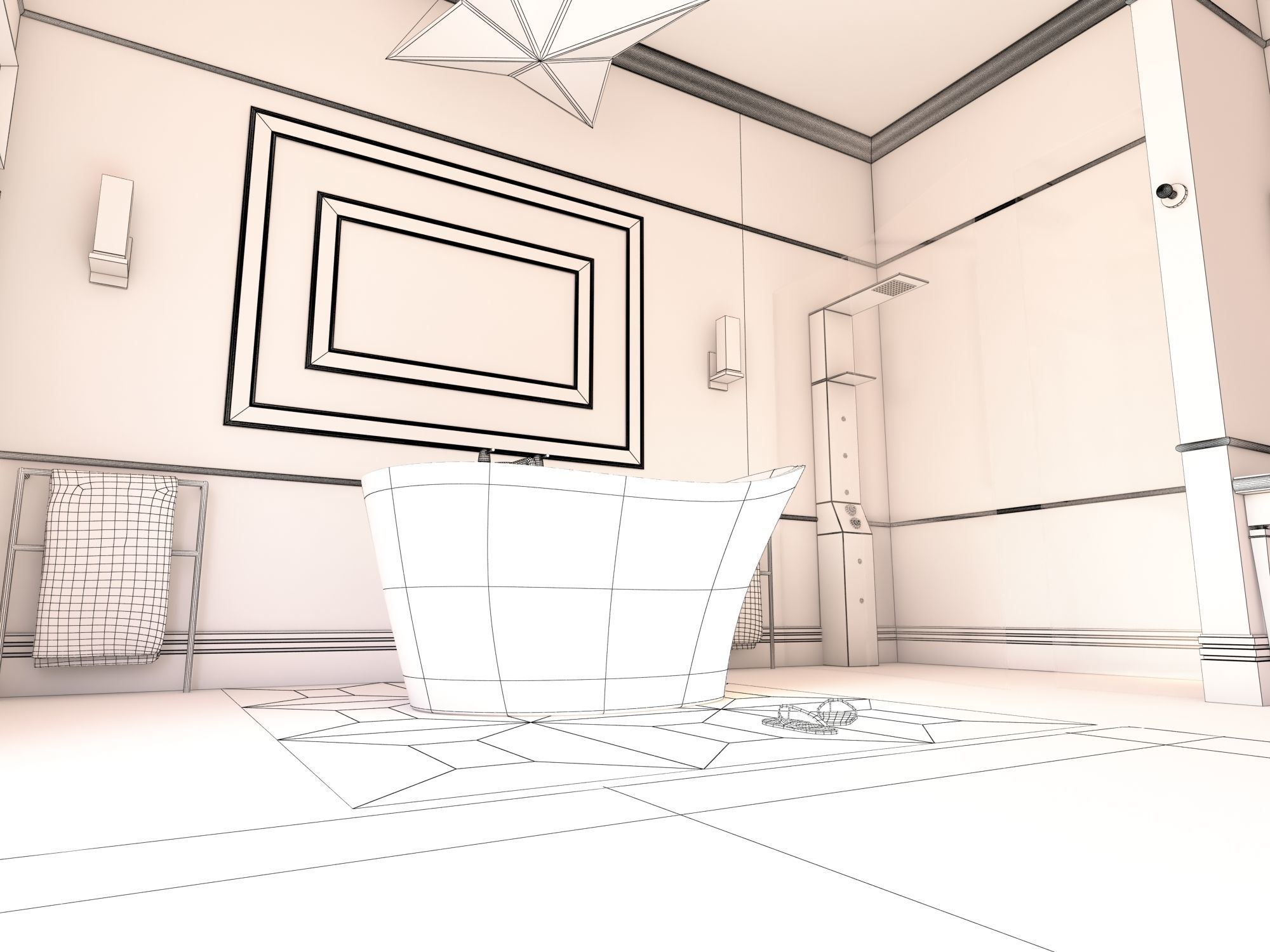 Bathroom 54 3D model_10