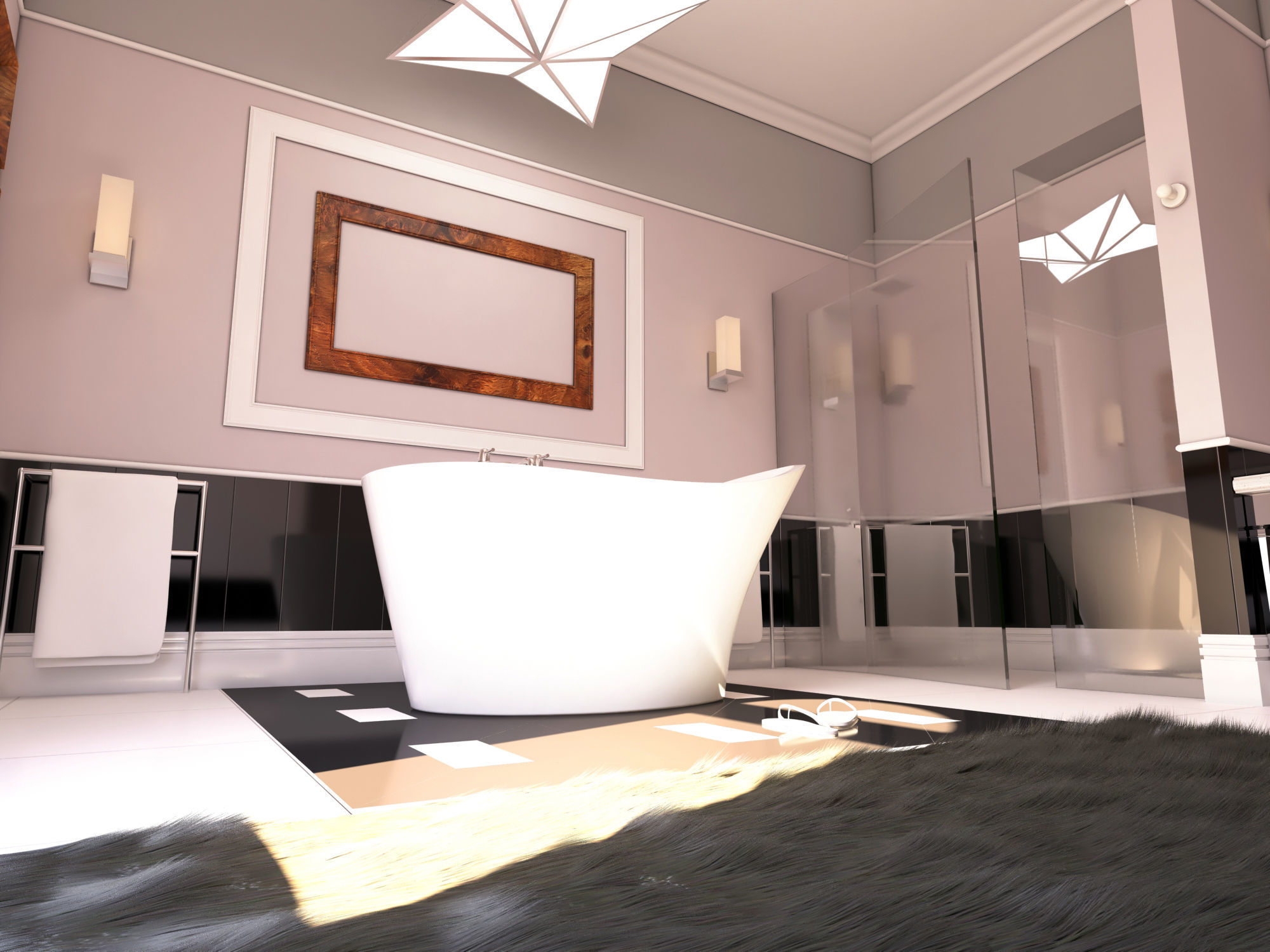 Bathroom 54 3D model_4
