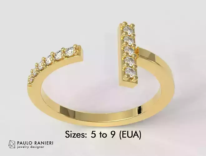 Diamond Ring 3D print model