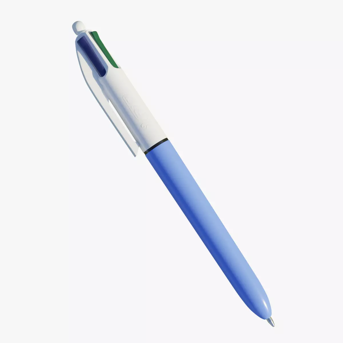 Bic 4 Color Pen 3D model_0