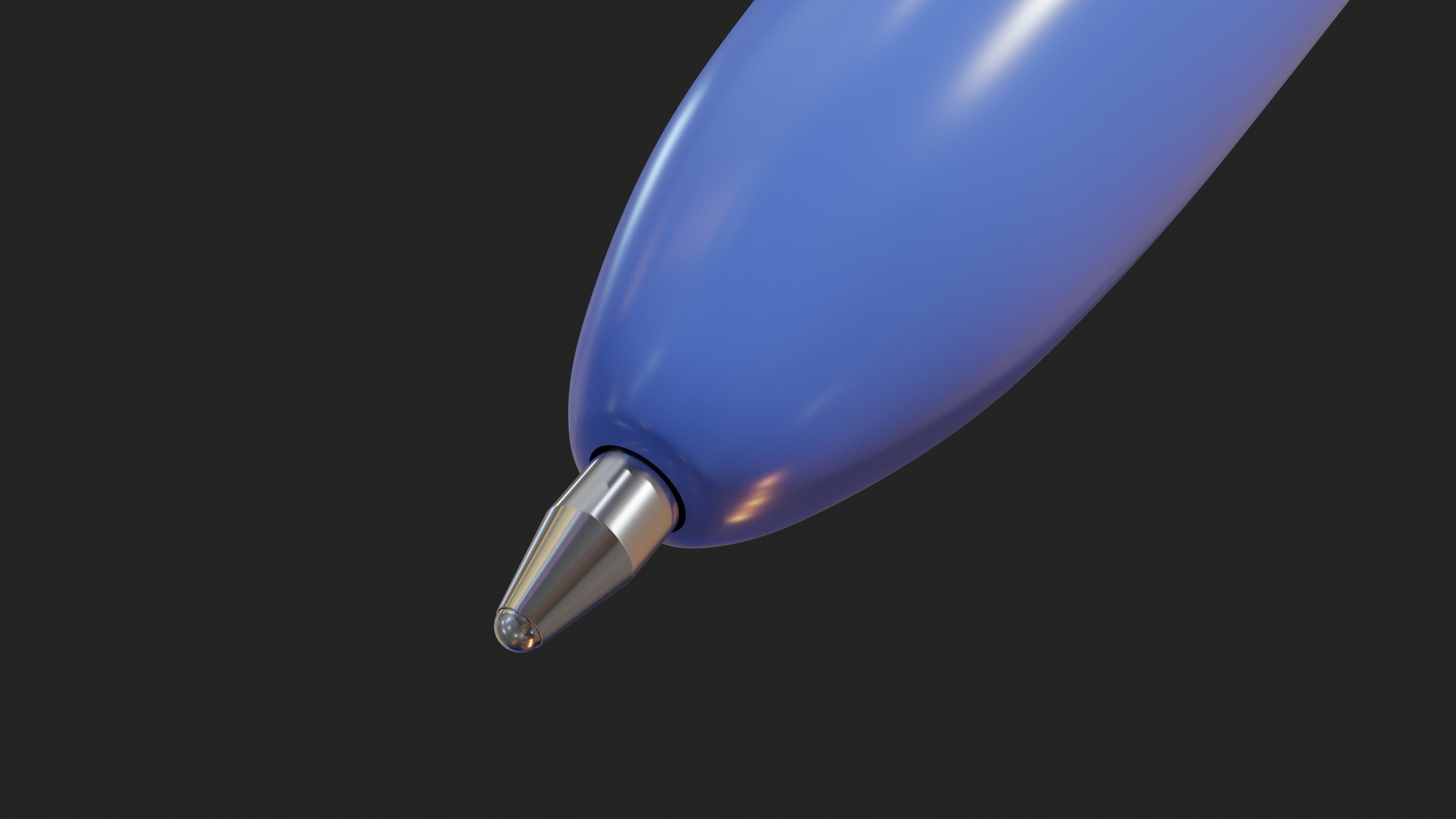 Bic 4 Color Pen 3D model_7