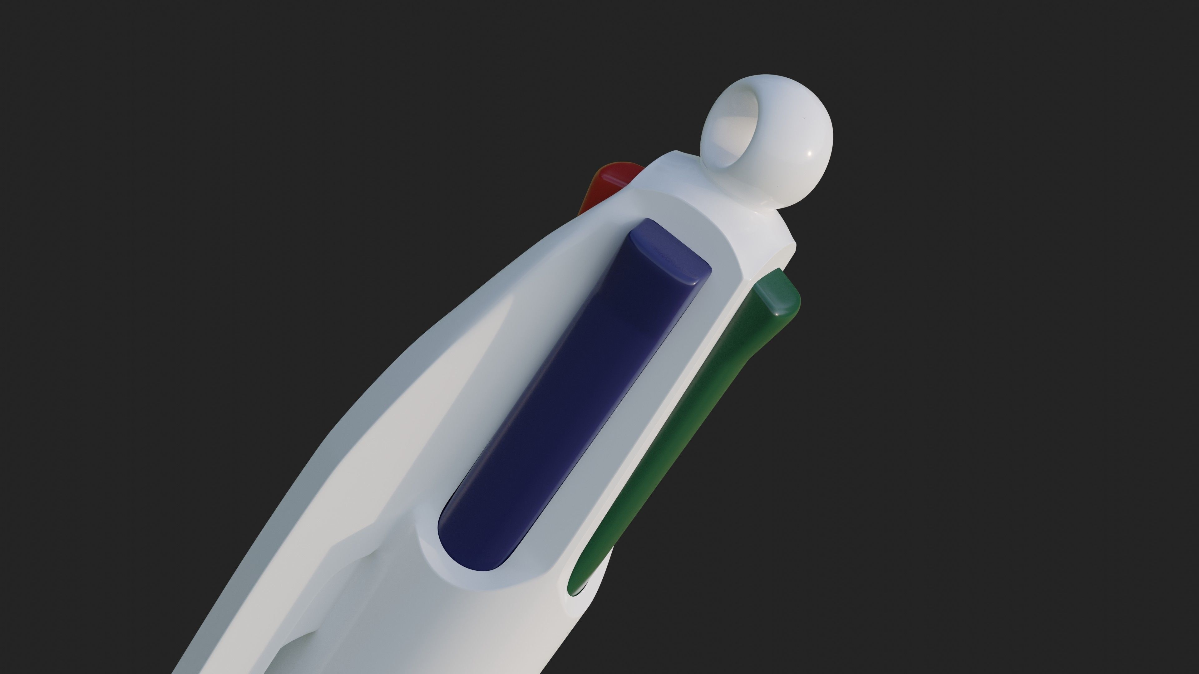 Bic 4 Color Pen 3D model_4
