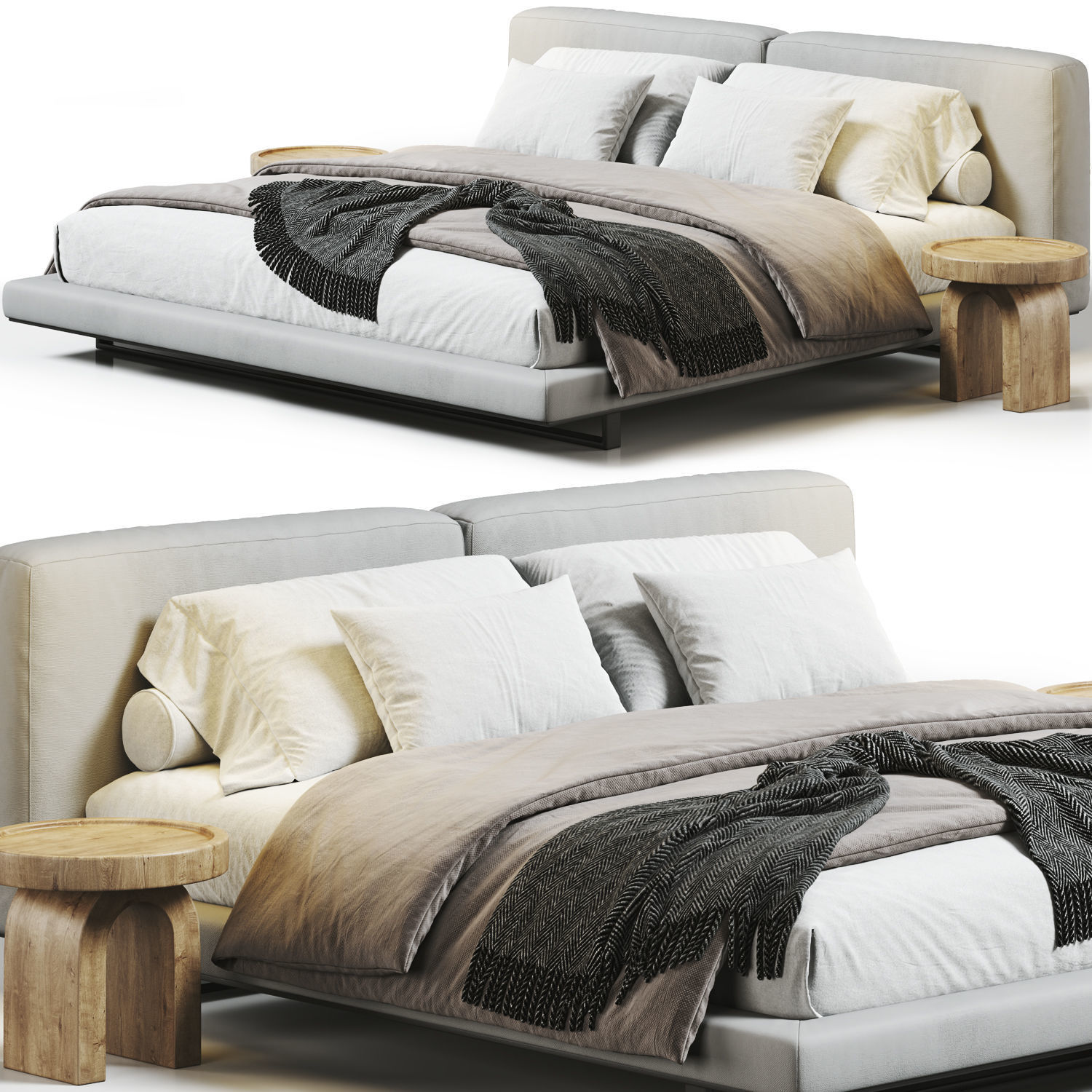 Alivar Echo Bed 3D model_7