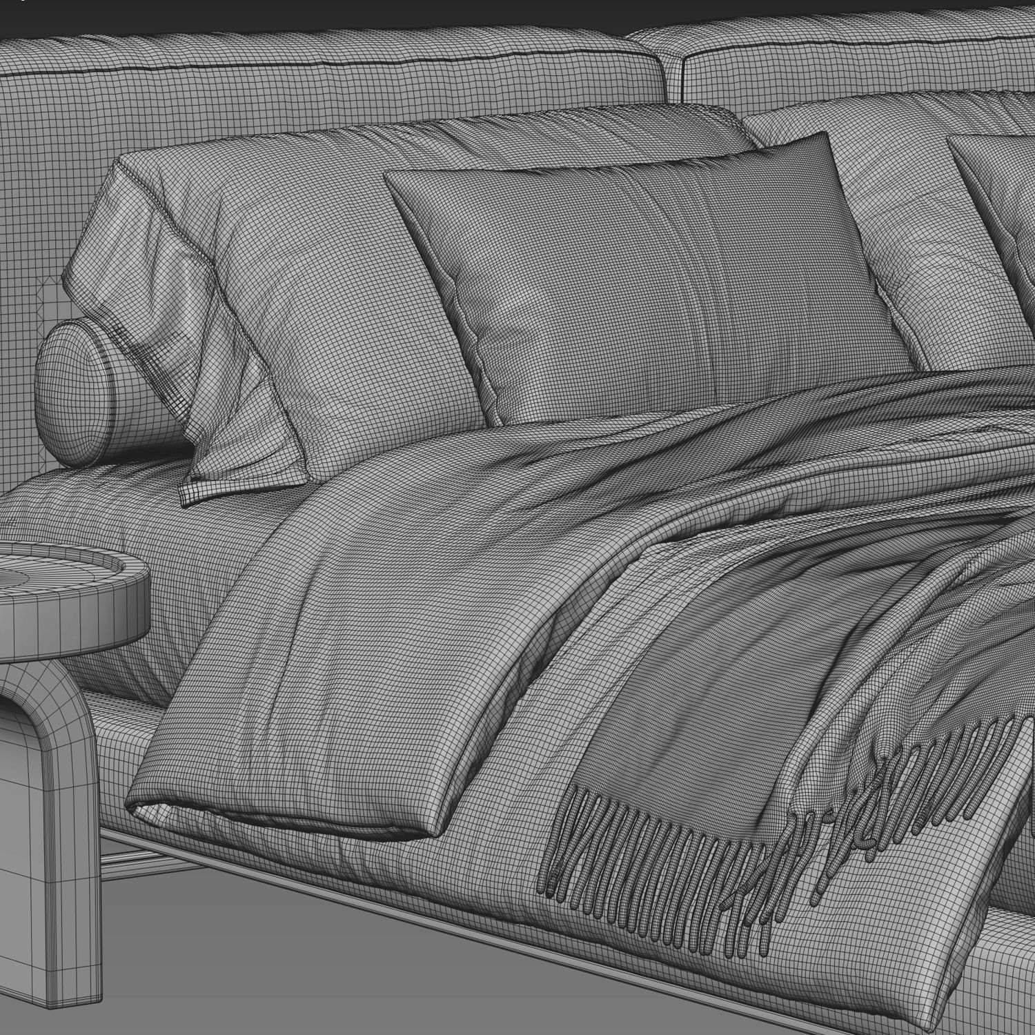 Alivar Echo Bed 3D model_2