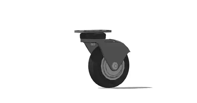 AIR PLANE TYRE Low-poly 3D model