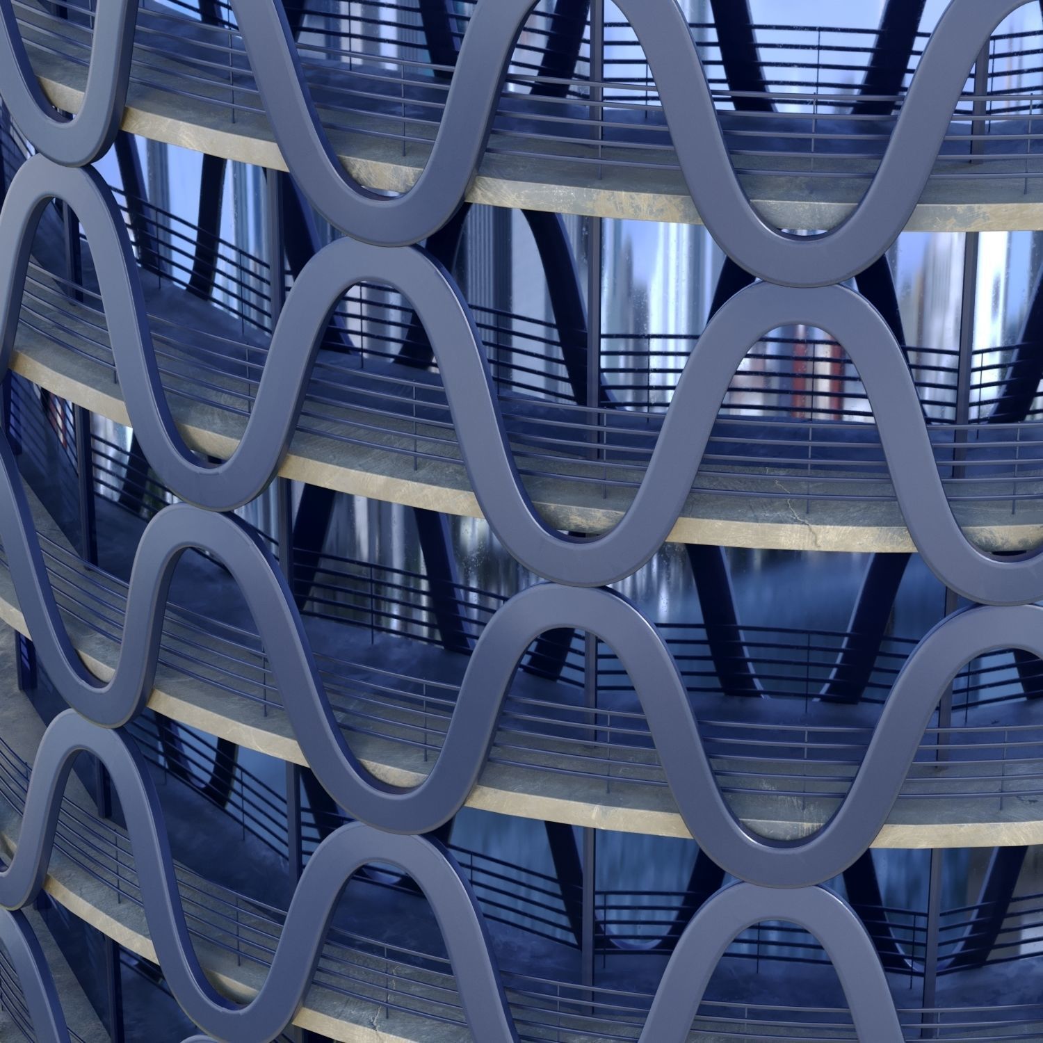 DFA Studio Residential Tower 02 3D model_2