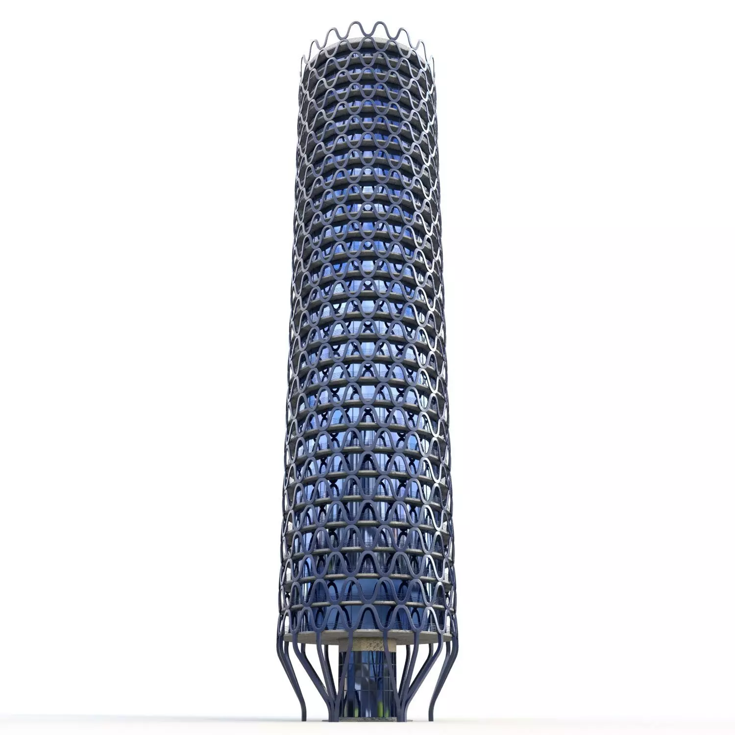 DFA Studio Residential Tower 02 3D model_0