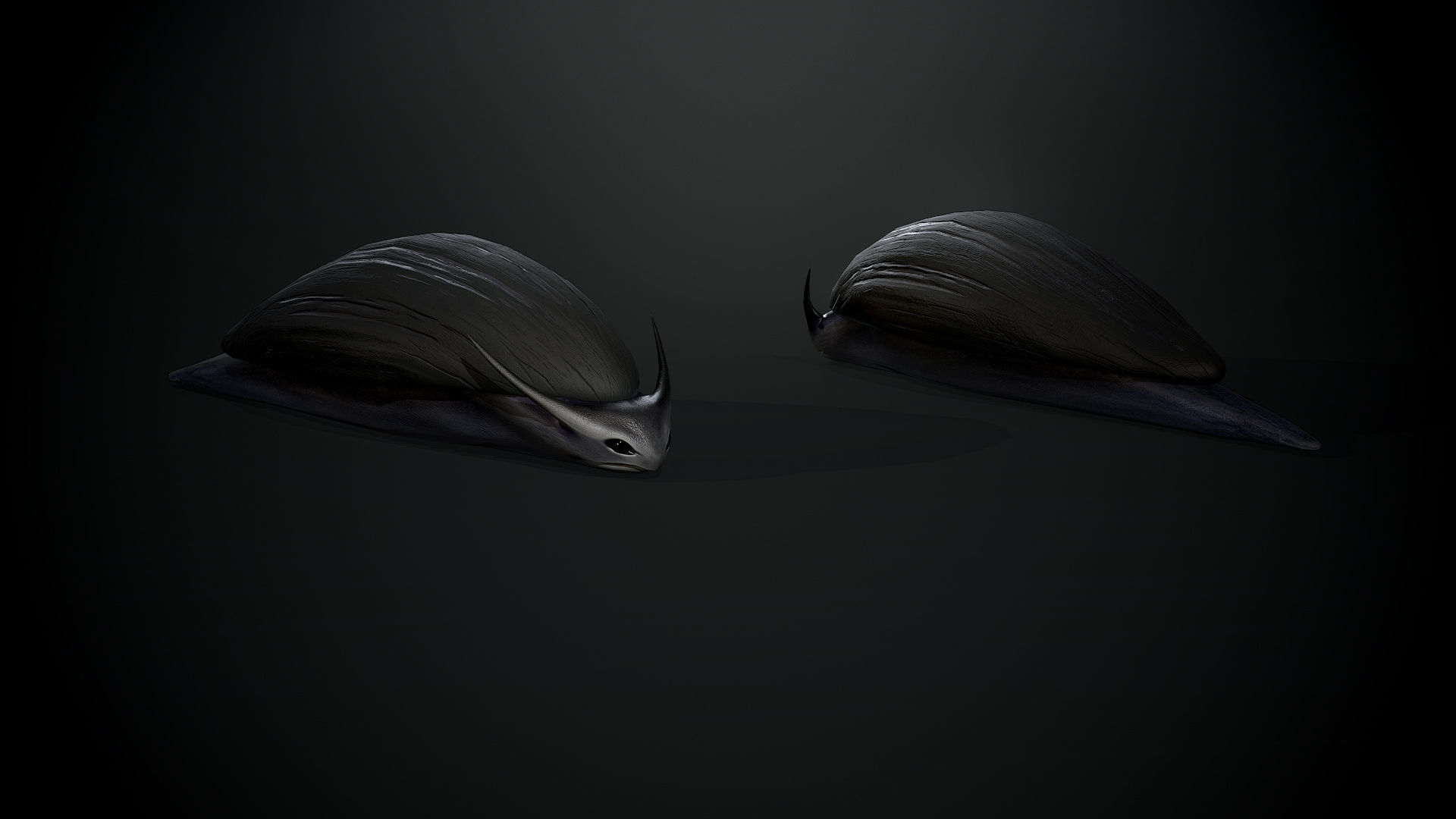 Snail creature1 - Game Ready Low-poly 3D model Low-poly 3D model_7