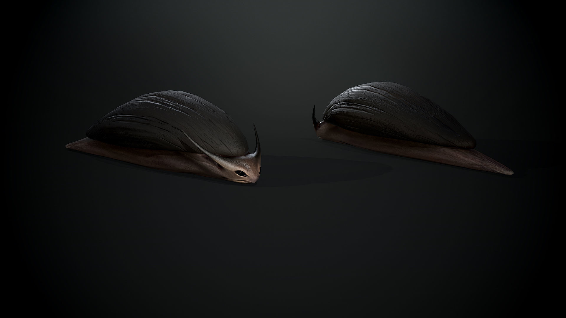 Snail creature1 - Game Ready Low-poly 3D model Low-poly 3D model_11