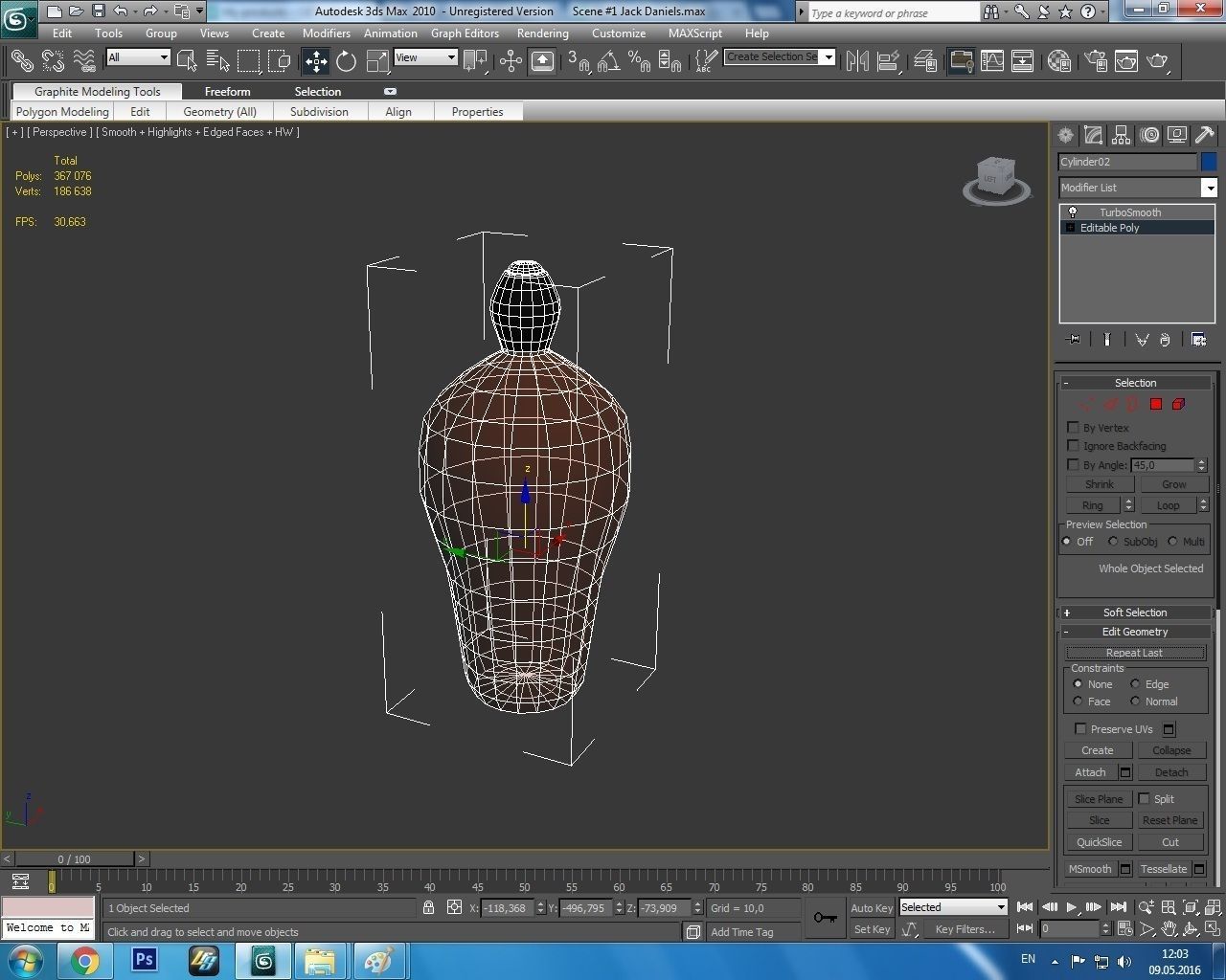 Jack Daniels 3D model_1