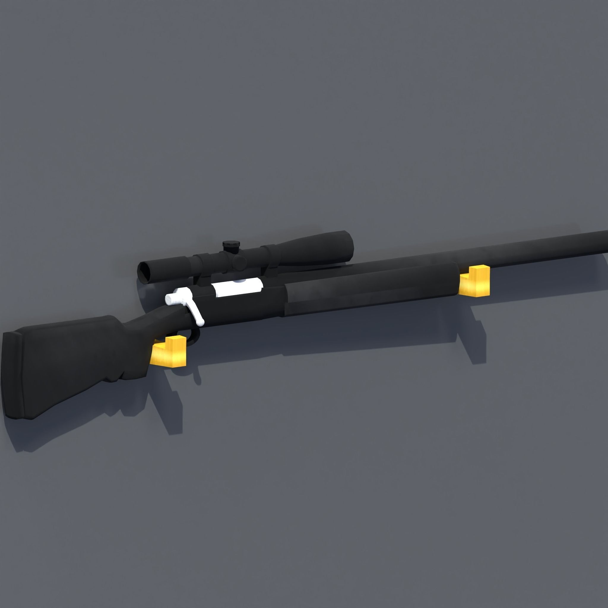 M24-SWS sniper rifle Free 3D model_3