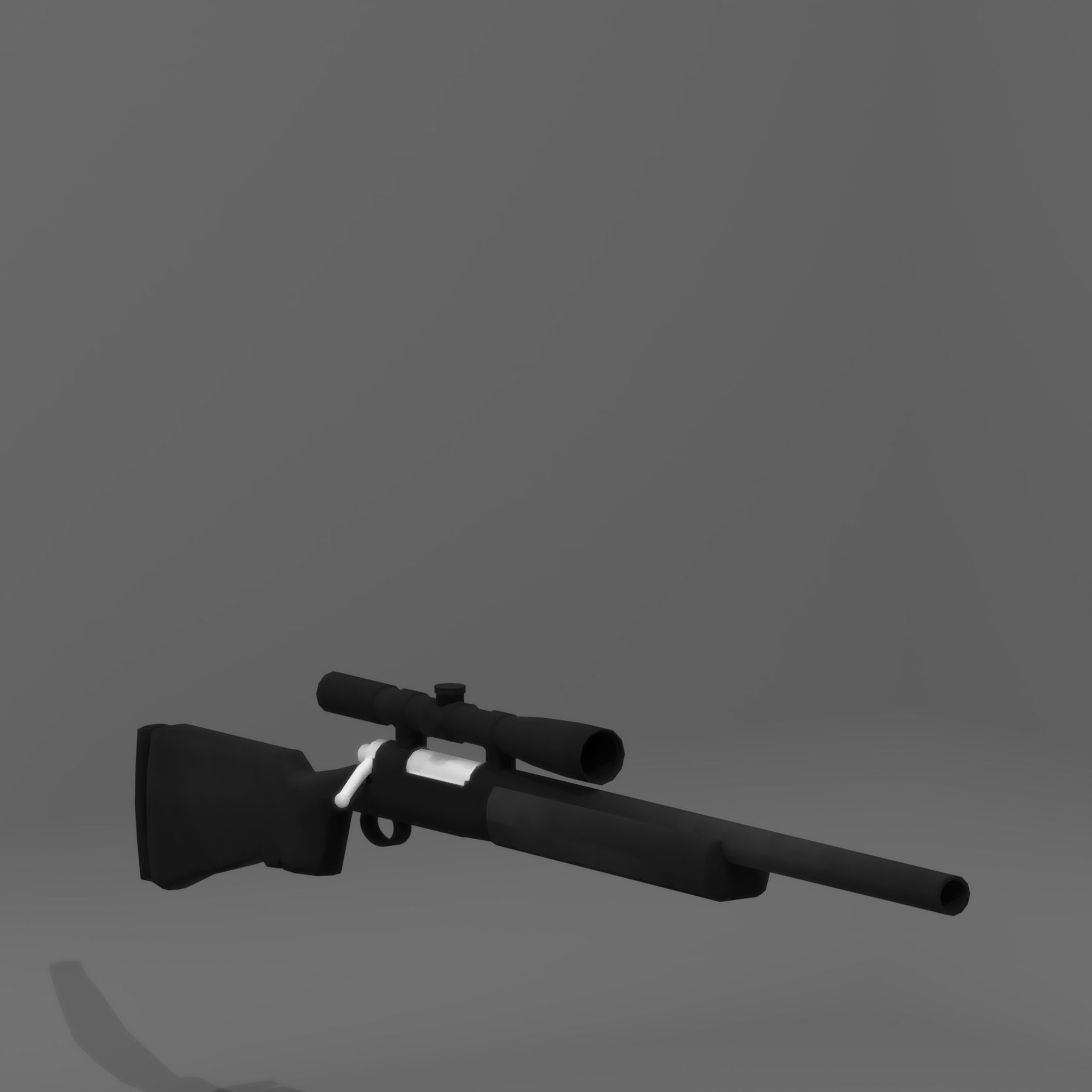 M24-SWS sniper rifle Free 3D model_7