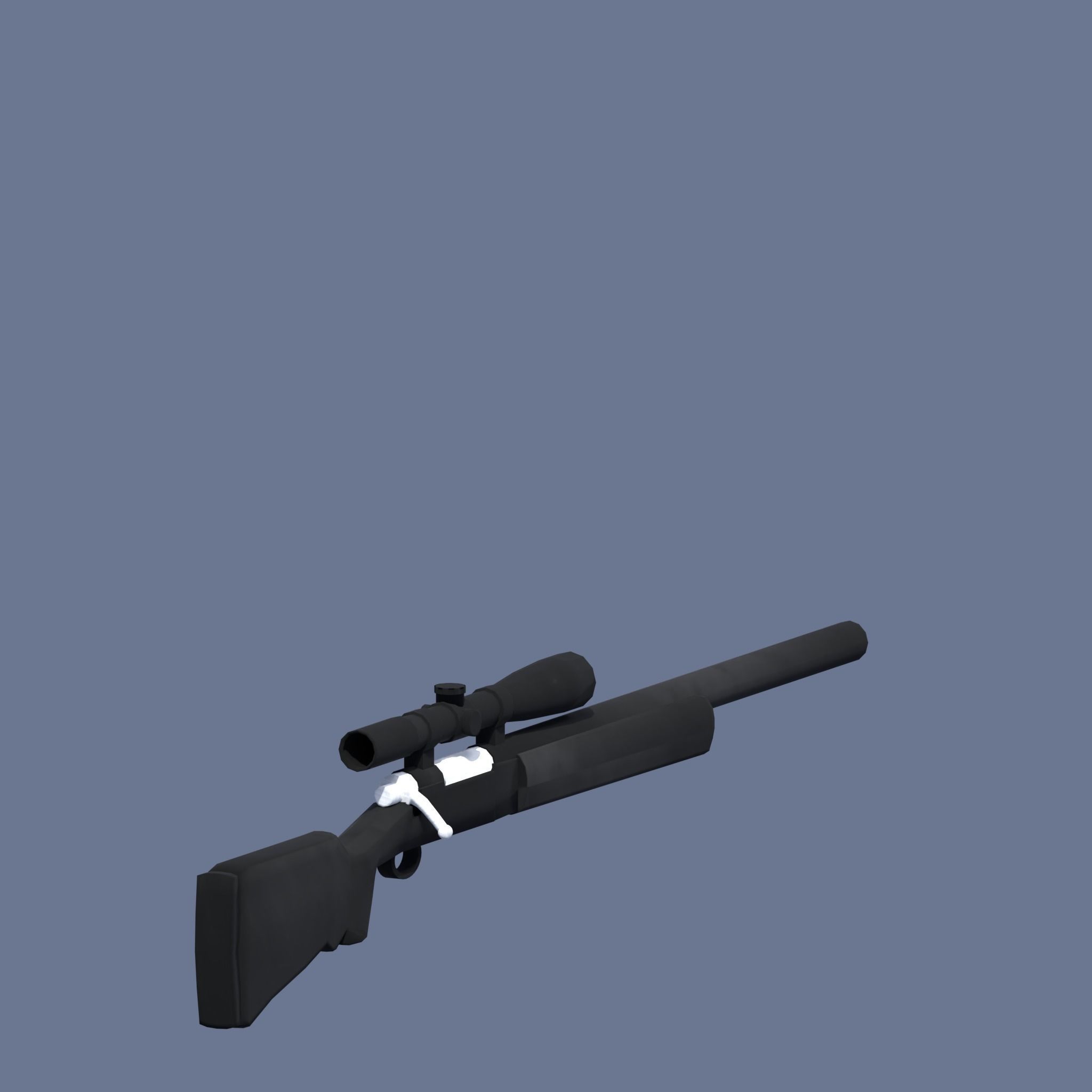 M24-SWS sniper rifle Free 3D model_2