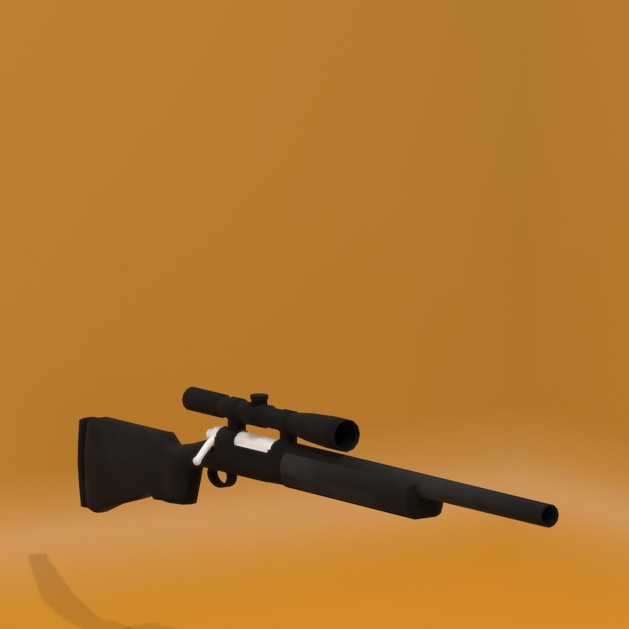 M24-SWS sniper rifle Free 3D model_8